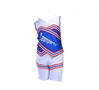 SKCU016 design children's cheerleading clothing style production sleeveless cheerleading clothing style custom football baby cheerleading clothing style cheerleading clothing franchise 45 degree